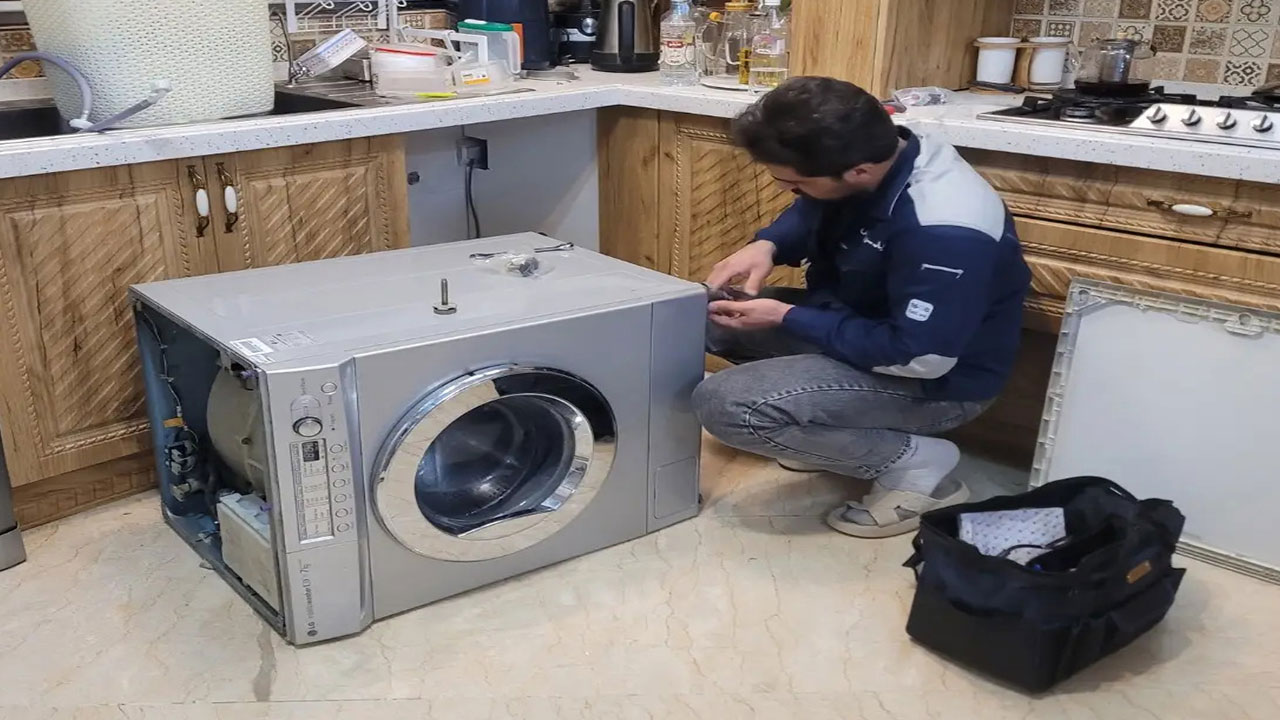 علت لرزش ماشین لباسشویی در چهاردانگه