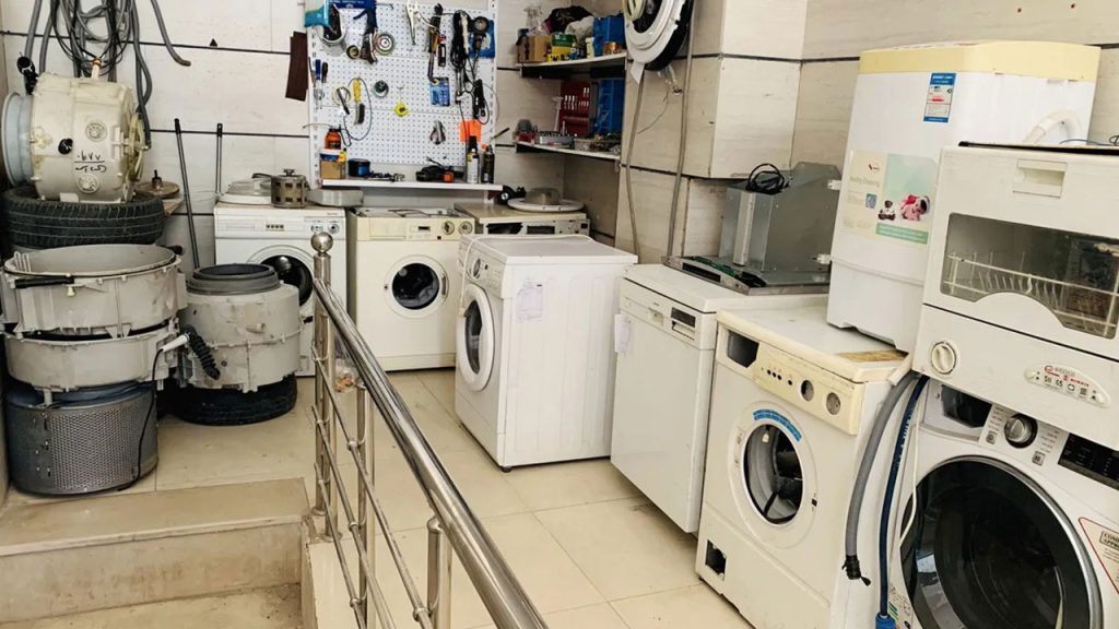 علت لرزش ماشین لباسشویی در چهاردانگه