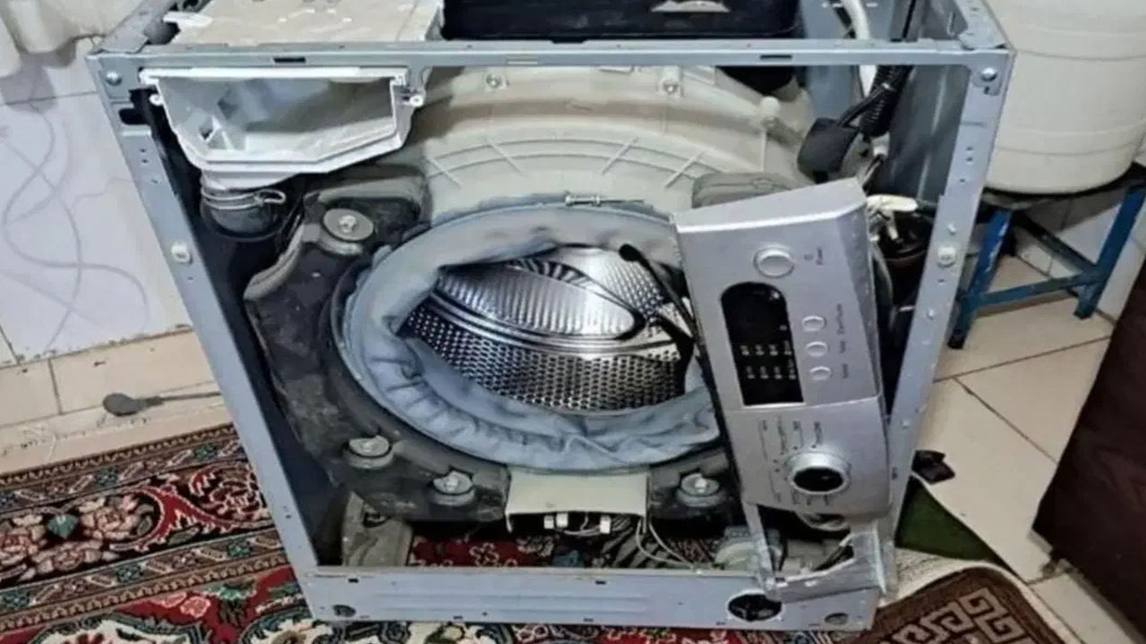 علت لرزش ماشین لباسشویی در چهاردانگه